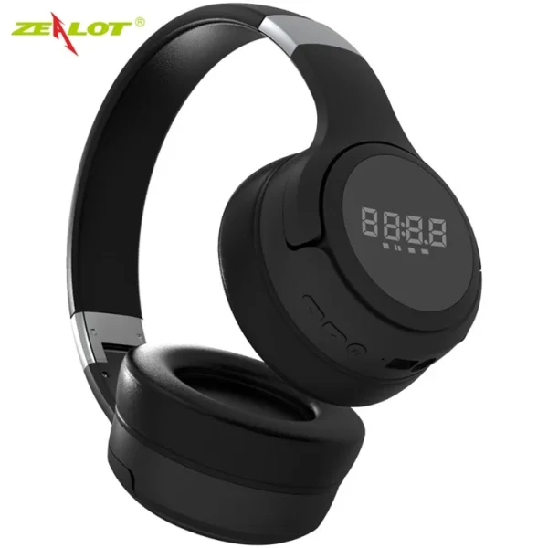 Zealot B28 Wireless Headphone With LCD Display