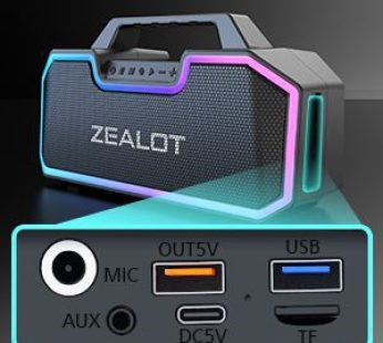 Zealot S57 Portable 60W Bluetooth Speaker Best Buy