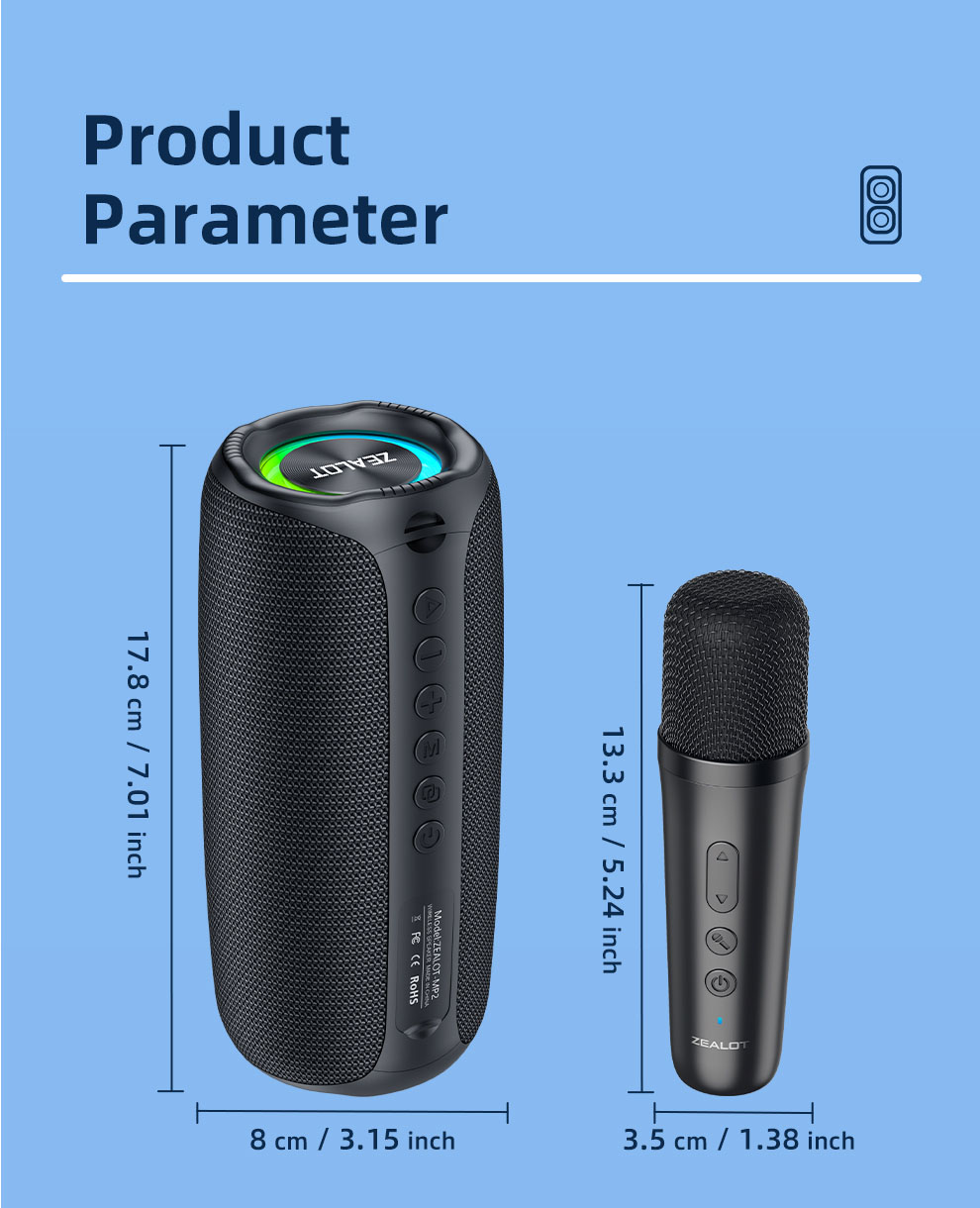 Zealot MP2-M Bluetooth Speaker