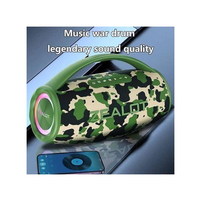 Zealot S97 80watt Bluetooth Speaker Camou
