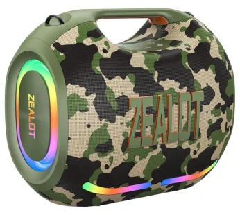 Zealot – ZE01 120W Portable Bluetooth Speaker – Camou