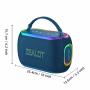 Zealot S182 Portable Bluetooth Speaker Blue